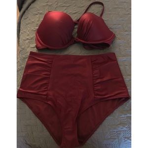 Two piece bathing suit